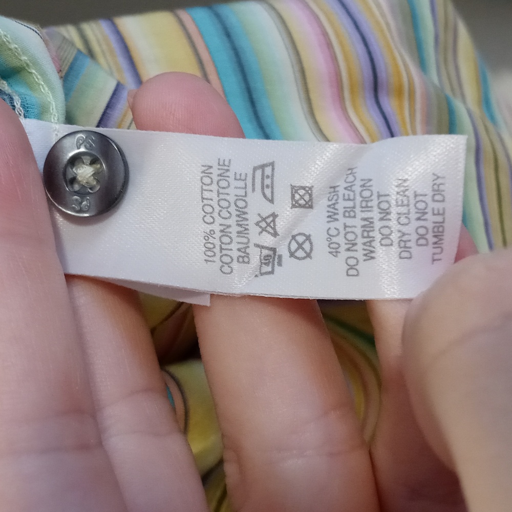 🌞Paul Smith🌞 - Yellow/Multi Stripe L/S Button Down - Picture 9 of 13